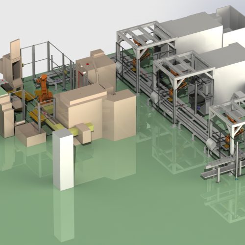 Robotceller för hantering av planethjul