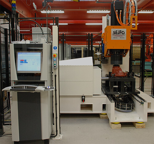 Sejfo-fabriksautomation med bearbetning